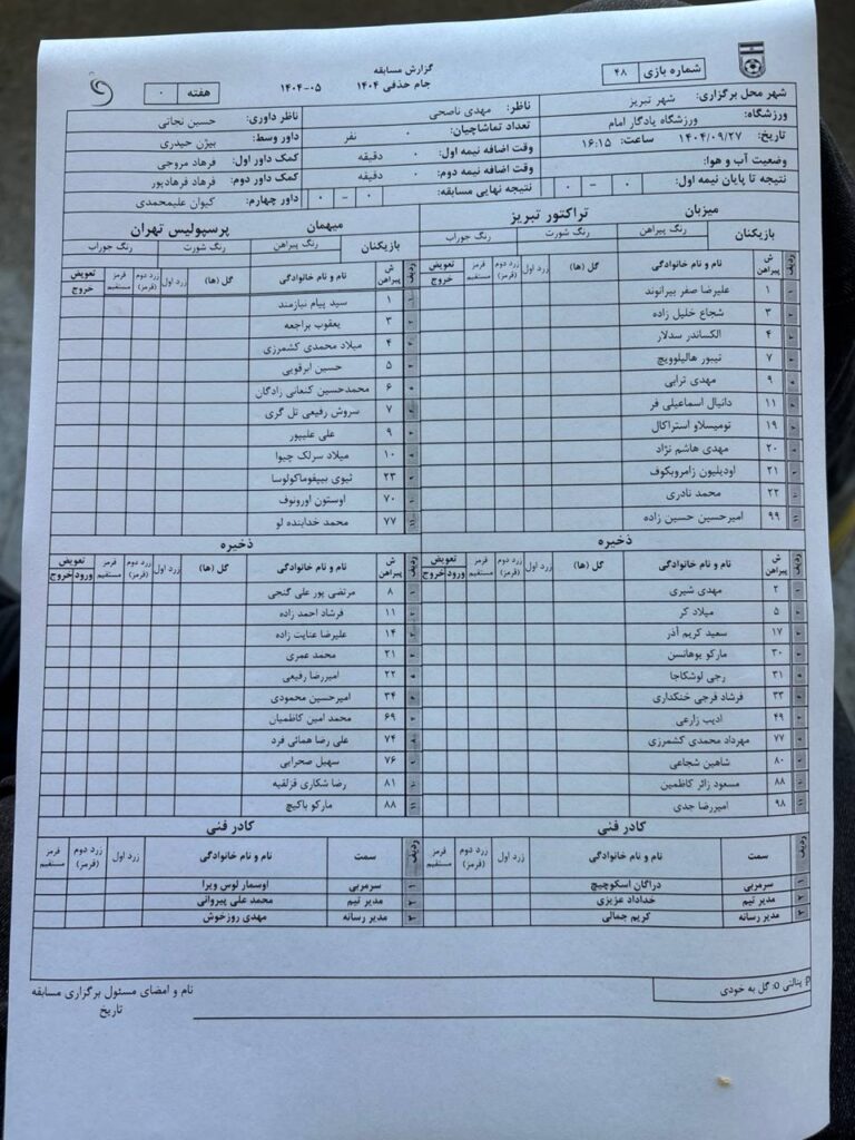فرم بازی