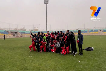 شادی زنان پرسپولیس بعد از برد مقابل ملوان