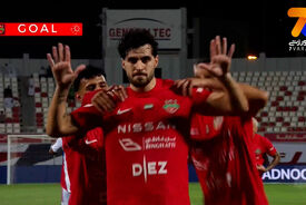 گل سوم شباب الاهلی به الشارجه توسط سعید عزت اللهی