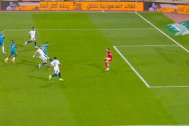گل چهارم الهلال به الاخدود با پاس گل کریم بنزما