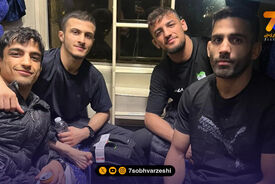 بازگشت آزادکاران قهرمان به ایران با قطار