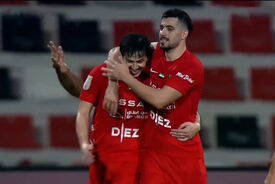 گل اول شباب الاهلی به البطائح توسط سعید عزت اللهی