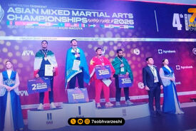 درخشش کاروان ایران در قهرمانی آسیا؛ ۱۱ مدال برای ملی‌پوشان MMA
