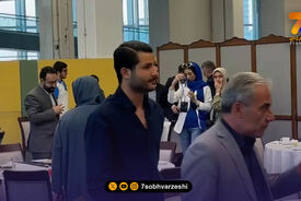 حضور عارف غلامی در مراسم تقدیر باشگاه استقلال از تیم های بانوان