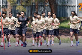 پرسپولیس با کریم باقری تمرین کرد