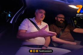 ساکت الهامی در مسیر استودیوی هفت ورزشی: سالی یک بار بیشتر چپ نمی کنم!