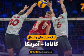 خلاصه والیبال کانادا 2 – آمریکا 3