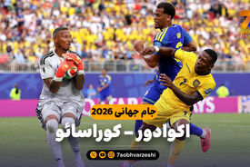 خلاصه بازی اکوادور 0 – کوراسائو 0