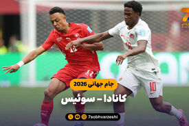 خلاصه بازی کانادا 1 – سوئیس 2 (جام جهانی 2026)