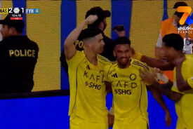 رقص عربی رونالدو بعد از دبل مقابل الفیحا