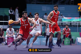 راهیابی تیم بسکتبال سه نفره مردان به مرحله نیمه نهایی