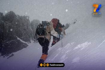 فاجعه در دماوند؛ کوهنورد زن در یخچال کافردره جان باخت